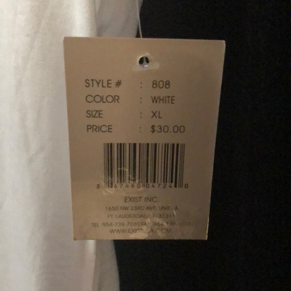 Exist-Miami XL White Tee - Drunk 2 - Picture 3 of 7